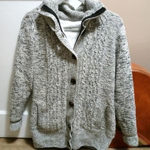 ✨ Oversized Sherpa-Lined Hooded Hygge Jacket